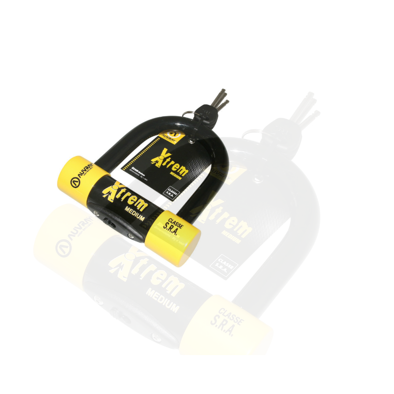 Antivol U AUVRAY Xtrem Medium 85 x 100 SRA | OPTIMATE MOTO