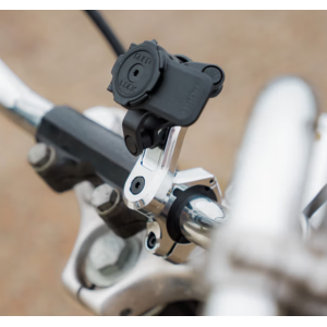 Support de montage guidon QUAD LOCK Pro Chrome | OPTIMATE MOTO